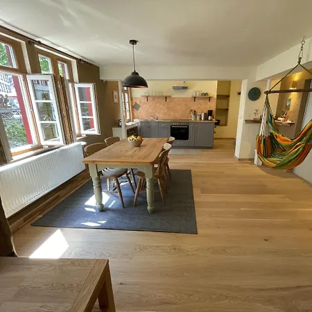 Am Fluss Im Haus An Der Rur Lägenhet *